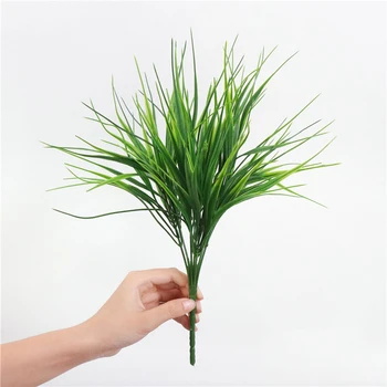 1buc apă iarba Eucalipt Plastic Plante Artificiale Iarba Verde de plastic de Plante flori de Nunta Decor Acasă Tabelul Decoruri 3