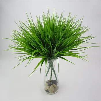 1buc apă iarba Eucalipt Plastic Plante Artificiale Iarba Verde de plastic de Plante flori de Nunta Decor Acasă Tabelul Decoruri 5