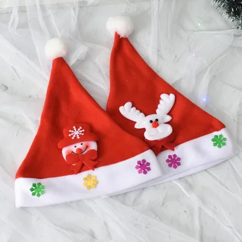 Pălării De Crăciun 2023 Anul Nou, Moș Crăciun, Om De Zăpadă Elan Capac De Petrecere Pentru Copii, Copii, Adult Cadou De Crăciun Decorare 0