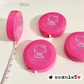 Noi Kawaii Drăguț Sanrio Hello Kitty Măsură De Bandă Mică Măsură De Bandă A Absolvit Stick Măsură Haine Bust Cadou De Craciun Pentru Fata
