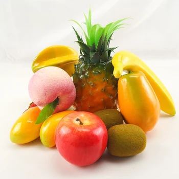 1buc Artificiale Fals Fructe Decor Acasă Simulare Portocaliu Ornament Ambarcațiunile de Fotografie Alimente Recuzită Acasă Mere Mango, Banane, Lamaie