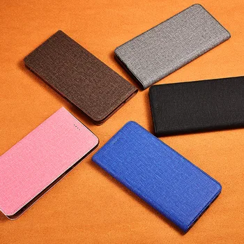 Culoare pură Bumbac Caz din Piele pentru XiaoMi Mi 8 9 SE 9T 10 10 10 10T 11 Lite Pro Magnetic Flip Cover Cazuri