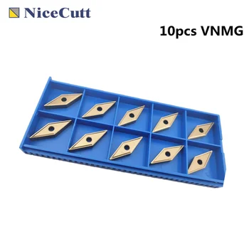 VNMG1604 Carbură de Cotitură Pentru a Introduce 10buc Tungsten Mașină CNC de Oțel de Frezat cutite de Strung Holder Lama инструменты Nicecutt