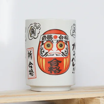 300ml Japoneză Impresia Ceramice Cani de Ceai de Vin Sushi Cupa Dragul Amuzant Restaurant de Familie Decor de Călătorie Cadou pentru Prieteni
