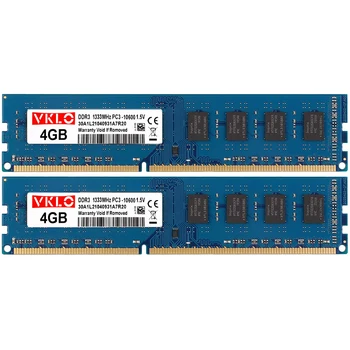 VKLO 4GB 8GB 1333MHz DDR3 1066MHz 1600MHZ PC3-8500U PC3-10600U PC3-12800U 240PIN DIMM Desktop Memorie RAM Intel AMD compatibil