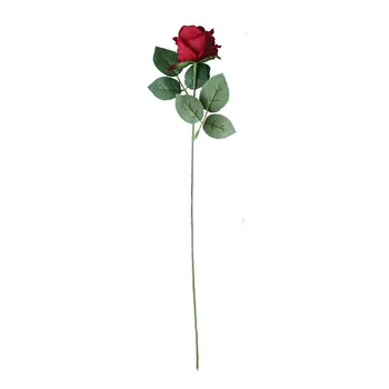 3Pcs Frumoase de Mătase Artificială de Trandafir Flori de Nunta Acasă masa Decor de Masă Lungă Buchet Aranja Fals Planta Ziua Îndrăgostiților Cadouri 5