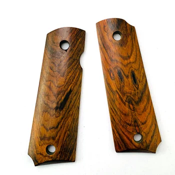1 Pereche Naturale COCOBOLO Wood lemn de Santal Galben 1911 Mânere Mâner Patch-uri DIY Face Modify Scale Personalizate Accesorii Piese