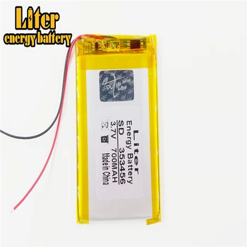 353456 3.7 V 700mah Baterie Litiu-polimer cu Bord de Protecție Pentru Bluetooth GSP Produse Digitale