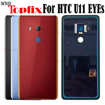 Nou Pentru HTC U11 Ochii Capac Baterie Usa de Sticla Cu Lentilă aparat de Fotografiat Pentru HTC U11 Ochii la loc Capacul Bateriei