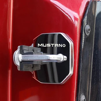Pentru Masina Ford Mustang Styling 4BUC Auto Door Lock Acoperire a Proteja Catarama Capac Blocare Stop Anti Rugina Accesorii Auto