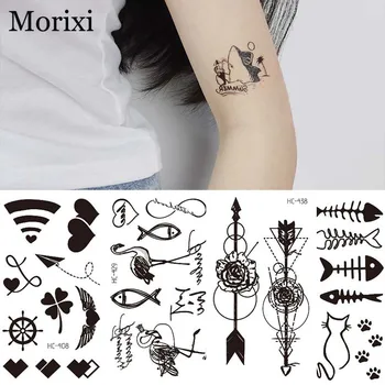 Femeile tatuaj temporar autocolant pentru corpul brațul accesorii machiaj ultra subțire folii de transfer de apă tatuaj fals film RA086