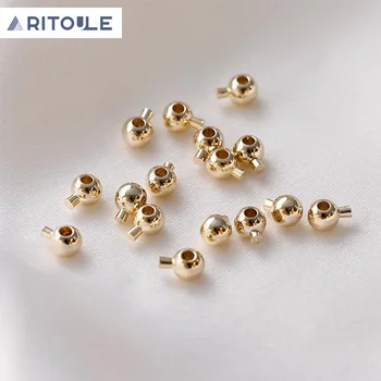 Aur de 14K, accesorii card fir catarama bratara perla colier de fixare DIY accesorii de protecție de culoare