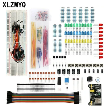 DIY de Componente Electronice Sortiment Kit Cu 830 Tie-puncte Breadboard Pentru Arduino R3 Componente Electronice DIY Set Cu Cutie