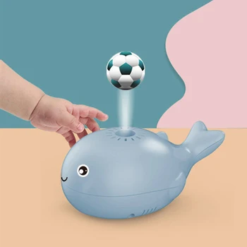 Electric Balene Plutitoare Jucarii Copii Copii Copii de Desene animate Drăguț Delfin Float Echilibrare USB Ventilator Sufla Jocuri cu Mingea Jucărie Cadouri
