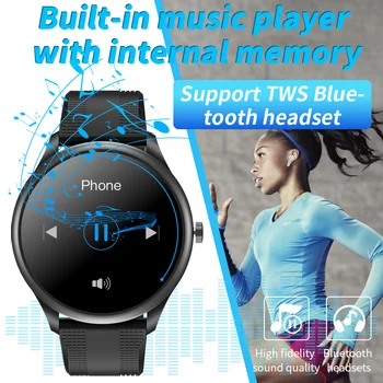 KAIHAI Ceas Inteligent Bărbați femei smartwatch Bluetooth Apel Sport Fitness Brățară ceas de Ceas Pentru Android, Apple, Xiaomi, Huawei