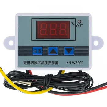 AC 110-220V Digital cu LED-uri Controler de Temperatura XH-W3001 W3002 W3230 Pentru Incubator Răcire Încălzire Comutator Termostat Senzor NTC 4
