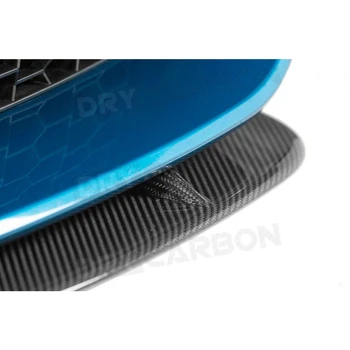 Uscat Fibra de Carbon Fata Buza Spoiler Scurt, Bărbie Șorț Pentru BMW Seria 2 F87 M2 2016 - 2018 Bara Lopata Garda Placa Styling Auto 0