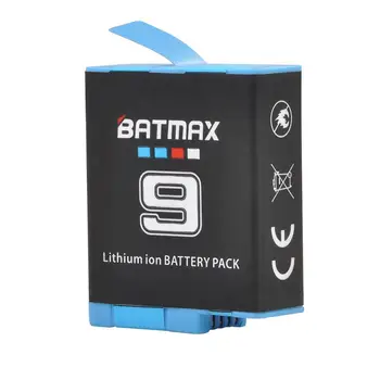 Batmax 1780mAh Baterie Pentru GoPro 9 Gopro 10 + LED 3 Sloturi Încărcător de Baterie pentru GoPro Hero 9 eroul 10 Hero 11 Negru de Acțiune aparat de Fotografiat 3