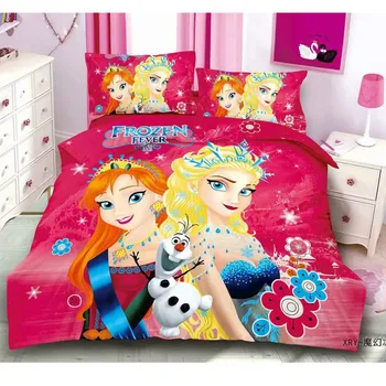 Disney Frozen Princess Practică Fete McQueen Masina Moana Set de lenjerie de Pat pentru Copii Băiat Fete Carpetă Acopere Set Decor Dormitor Twin 5