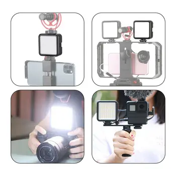 ULANZI VL49 Video cu LED-uri de Lumină Reîncărcabilă Vlog Camera iPhone Umple Lampa Hot Shoe