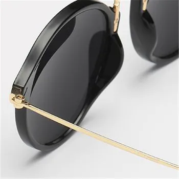 AKA VIZIUNE Oval Retro ochelari de Soare Barbati de Brand Designer de Ochelari de vedere pentru Barbati/Femei Ochelari de Epocă Bărbați de Lux Oculos De Sol Feminino