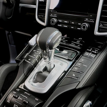 Mașină Reală Fibra De Carbon Schimbătorului De Viteze Maneta Stick Pentru Porsche Cayenne 2011-2017 Butonul De Viteze Shift Knob Stick Schimbator Înlocui