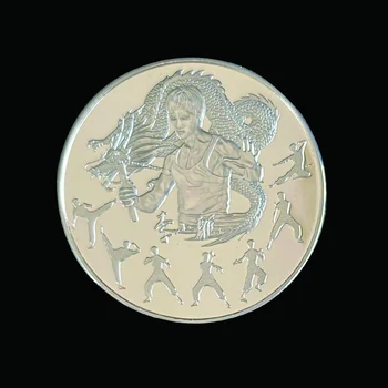 1940-2020 80 de Ani Monedă de Argint De Bruce LEE Chineză Kung Fu Master