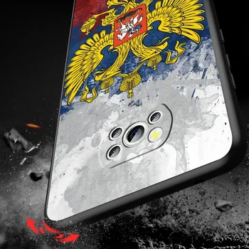 Rusia Steaguri rusești Emblema Pentru Xiaomi POCO M4 M3 C3 X4 X3 X2 F3 X2 F1 Pro NFC GT Mi Juca Mix 3 A2 lite Negru Moale Caz de Telefon 0