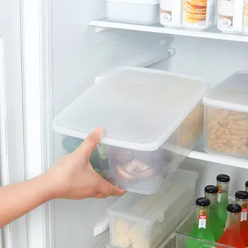 Frigider Portabil Alimente Mai Clare De Bucătărie Din Material Plastic Transparent Alimentare Multi-Grilă Cutie De Depozitare Cu Capac