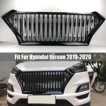 ABS Masina Fata GT racing grila radiator grila se potriveste pentru Hyundai Tucson 2019 2020 ABS grila de culori lucioase negru