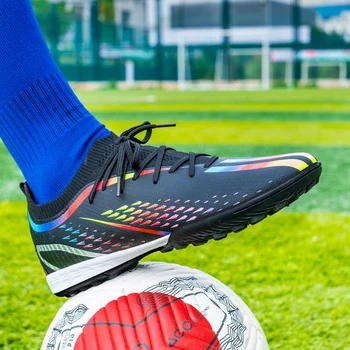 Pantofi de fotbal Pentru Bărbați în aer liber de Înaltă calitate, Respirabil de Înaltă top Fotbal Pantofi Copil Băiat TF/FG Fotbal Cizme Sport