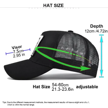 Barbati Sapca de Baseball Moda Snapback Hat Cu Rechin Patch-uri Casual, din Bumbac Tata Pălării ochiurilor de Plasă Respirabil Camionagiu Capace de Oameni Hip Hop Oase