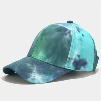 2020 noua moda tie-dye șapcă de baseball de primăvară pentru bărbați și femei tendință colorate snapback hat în aer liber reglabil protecție solară graffiti 0