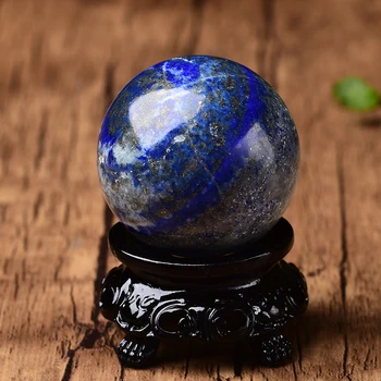 Naturale Cristal Lapis Lazuli Lustruire Minerale Reiki Mingea Tratament De Masaj Casa De Piatra Decor Rafinat De Suveniruri Colec 0