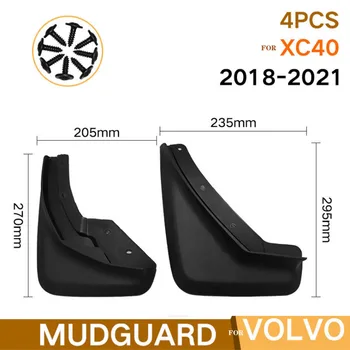 Apărătoare de noroi Pentru Volvo XC40 2018 - 2021 Set apărătoare de noroi apărătorile de Noroi, Aripa 2019 Fata Spate Accesorii Auto