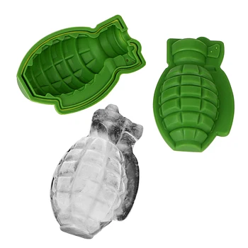 Cub de gheata Mucegai 3D Grenadă Forma de Silicon Crema de Filtru de Gheata Gadget-uri, Instrumente de Bucatarie