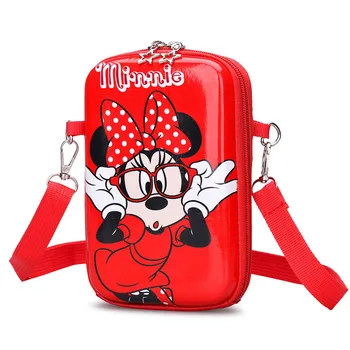 Desene animate Disney dreptunghiulară căști de depozitare geanta poseta de monede de putere mobil încărcător cablu de date sac lung cutie de depozitare