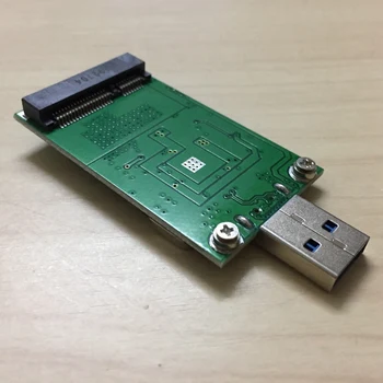 MSATA Adaptor USB Card Computer Desktop Mini PCI-E Card de Conversie de Suport MSATA SSD 1