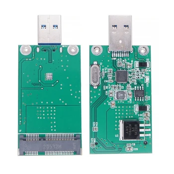 MSATA Adaptor USB Card Computer Desktop Mini PCI-E Card de Conversie de Suport MSATA SSD 4