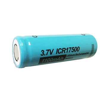 2 BUC PKCELL ICR 17500 Baterie 3.7 V 1100mAh Li-ion Baterie Reîncărcabilă Litiu Baterii Bateria Baterias 2