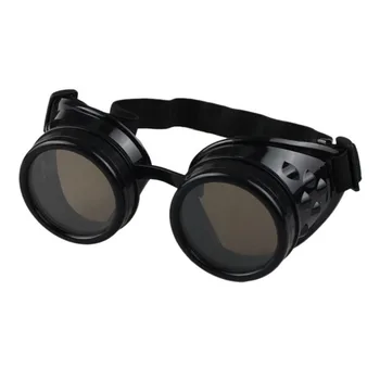 1 buc Steampunk ochelari de Soare pentru Barbati Brand de Lux de Designer Steam Punk Rotund Ochelari de Soare Pentru Barbati Hippie, Vintage Retro Ochelari de protecție