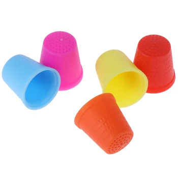 5Pcs Plastic Ambarcațiuni Quilter Acul de Cusut Degetarul Protector de Numărare Deget Con