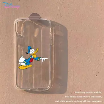 Disney Donald Duck Telefon Caz pentru iPhone 11 12 13 mini pro XS MAX 8 7 6 6S Plus X 5S SE 2020 XR caz clar
