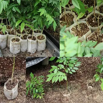 Diferite Dimensiuni Biodegradabil, Non-țesute Pepinieră Saci de Plante Cresc Saci de Tesatura Răsad Vase Eco-Friendly de Aerare Plantare Saci