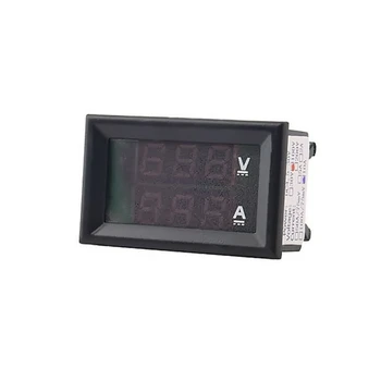 Voltmetru Digital Dual Display Ampermetru de Curent Contor de Ecartament Detector Panou LCD Monitor LED Instrumente Electrice