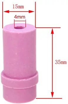 HOLDWIN Sand blaster Duze Ceramice 3/4/5/6mm Abrazive de Nisip de Sablare, Pistol de Sfaturi de 10 Bucati 1
