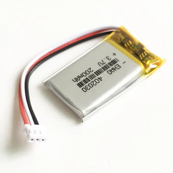 5 BUC 402030 3.7 V 200mAh Litiu-Polimer LiPo baterie Reîncărcabilă + JST ZH 1,5 mm 3pin conector pentru Handheld GPS bluetooth Mp3 1