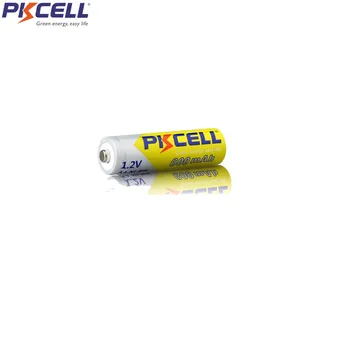 8Pcs/2Cards PKCELL AA Baterie Reîncărcabilă NIMH 1.2 V 600mah Baterii Capacitatea Reală Pentru aparat de Fotografiat Digital